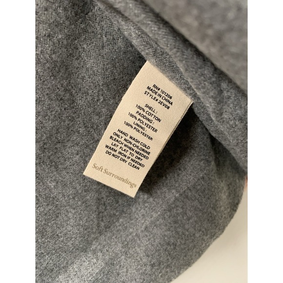 Soft Surroundings Pink XL Snowline Quilted Crossover Puffer Vest Outerwear - Picture 7 of 12